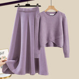 Ensembles pour femmes : Pull Femme Chic Original in ENSEMBLE - Violet van Seroa
