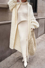 Autumn Collection : Gilet sans Manche Femme in Beige van Seroa