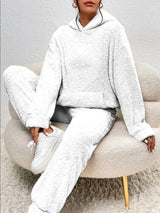 Autumn Collection : Ensemble Femme Élégant Deux Pièces in Blanc van Seroa