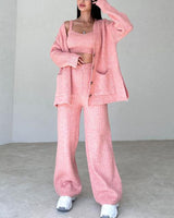 Ensembles et Tenues : Cardigan Femme Tricot Ensemble Confortable in van Seroa