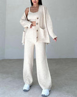 Ensembles et Tenues : Cardigan Femme Tricot Ensemble Confortable in van Seroa