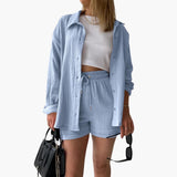 Ensembles pour femmes : Ensemble Femme Élégant Décontracté in Bleu clair van Seroa