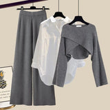 Ensembles pour femmes : Ensemble Femme Élégant Trois Pièces Mode Féminine in Gris van Seroa