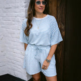 Ensembles et Tenues : Ensemble Femme Gaze Coton Ample Rayé in van Seroa
