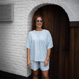 Ensembles et Tenues : Ensemble Femme Gaze Coton Ample Rayé in van Seroa
