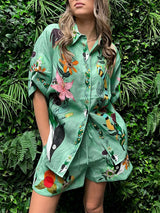 Robes décontractées : Ensemble Femme Polyester Floral in van Seroa