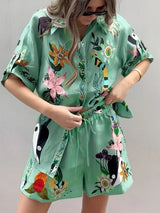 Robes décontractées : Ensemble Femme Polyester Floral in van Seroa
