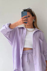 Vêtements pour femmes : Ensemble Femme Tailleur Vêtements in Violet van Seroa