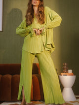 Tenues et ensembles : Ensemble Femme Manches Longues in Vert van Seroa