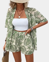 Vêtements pour femmes : Ensemble Femme Été Ver Vêtements in Vert van Seroa