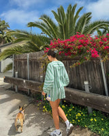 Ensembles de vêtements : Ensemble Femme Été Gaze Coton Rayé in van Seroa