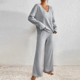 Fournitures de tricot : Ensemble Femme Tricot Pratique Fournitures in Gris van Seroa