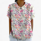 Women's Top Clothes : Chemise Florale Élégante pour Femme en Viscose - Motif Imprimé in Imprimé fleuri 3 van Seroa