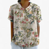 Women's Top Clothes : Chemise Florale Élégante pour Femme en Viscose - Motif Imprimé in van Seroa