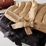 Autumn Collection : Gilet sans Manche Femme Ceinturé in van Seroa