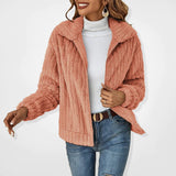 Autumn Collection : Cardigan Femme Décontracté Gilet Léger in Rose van Seroa