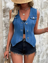 Autumn Collection : Gilet sans Manche Femme in van Seroa