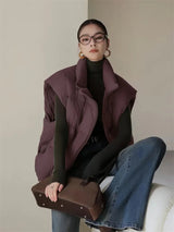 Autumn Collection : Gilet sans Manche Femme in van Seroa