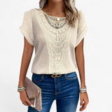 Women's Top Clothes : Top en Dentelle - Élégance Sophistiquée pour Toutes les Occasions Femme in van Seroa