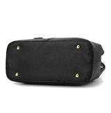 Bags : Sac à Bandoulière Emily Noir en Véritable Cuir Italien pour Femme - Media, Élégant in van Seroa