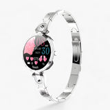 watches : Montre connectée pour femmes Argent Étanche - Montre élégante avec Cardiofréquencemètre & Tracker d'activités in Argent van Seroa