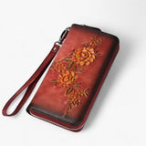 bags : Portefeuille Femme Marron - Long - Élégant et Fonctionnel in van Seroa
