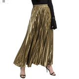skirts : Jupe Longue Plissée Haute Taille Femme skirts in van Seroa