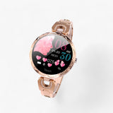 watches : Montre connectée pour femmes Argent Étanche - Montre élégante avec Cardiofréquencemètre & Tracker d'activités in van Seroa