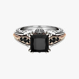 Bague en argent 925 avec diamant naturel de 1 carato