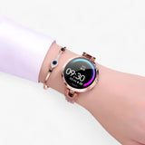 watches : Montre connectée pour femmes Argent Étanche - Montre élégante avec Cardiofréquencemètre & Tracker d'activités in van Seroa