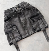 skirts : Jean Femme Pantalon Lin Élégant in Noir van Seroa