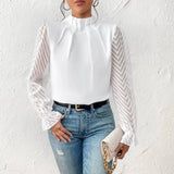 Hauts : Haut Polyvalent pour Femmes Entretien Facile Look Habillé in Blanc van Seroa