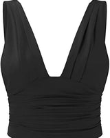Hauts pour femmes : Top Femme Élégant Col V in van Seroa
