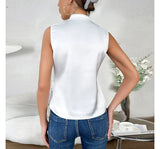 Chemises et Blouses : Blouse Femme sans Manches in van Seroa