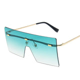other : Lunettes de soleil oversize avec style moderne Femme in OrDoubleVert van Seroa