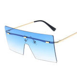 other : Lunettes de soleil oversize avec style moderne Femme in OrDoubleBleu van Seroa