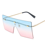 other : Lunettes de soleil oversize avec style moderne Femme in OrBleuRose van Seroa