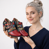Bottes pour femmes : Bottes Femme Bohème Cuir in van Seroa