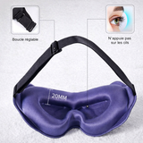 Masques de sommeil : Masque de Sommeil 3D Ajustable - Confort Anti-Lumière pour Homme & Femme in van Seroa