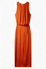 Robes : Robe midi élégante pour femme, confortable en jersey, idéale pour in van Seroa