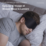 Masques de sommeil : Masque de Sommeil 3D Ajustable - Confort Anti-Lumière pour Homme & Femme in van Seroa