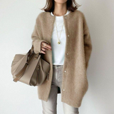 other : Gilet sans Manche Femme Laine Minimaliste in Kaki van Seroa