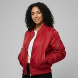 Veste bomber classique avec détails utilitaires