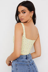 dresses : Ensemble Femme Élégant Jaune Floral in van Seroa