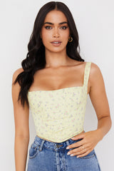 dresses : Ensemble Femme Élégant Jaune Floral in van Seroa