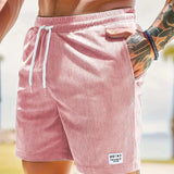 skirts : Short Femme Côtelé Velours Léger à Cordon - Confortable & Tendance in Rose clair van Seroa