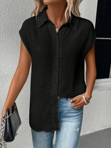 top blouses : Blouse Femme sans Manches Décontracté in van Seroa