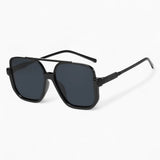 other : Lunettes de soleil Femmes Vintage à Demi-Cadre in NoirGris van Seroa