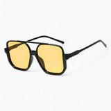 other : Lunettes de soleil Femmes Vintage à Demi-Cadre in NoirJaune van Seroa