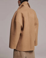 Autumn Collection : Manteau Femme Noir Polyester in van Seroa